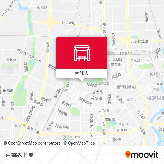 白菊路地图
