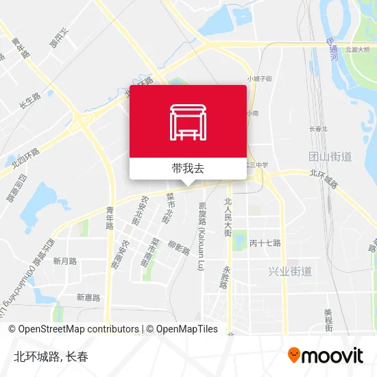 北环城路地图