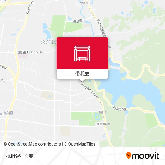 枫叶路地图