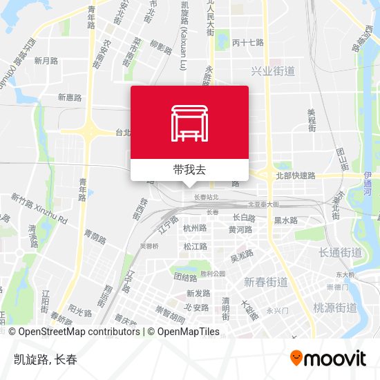 凯旋路地图
