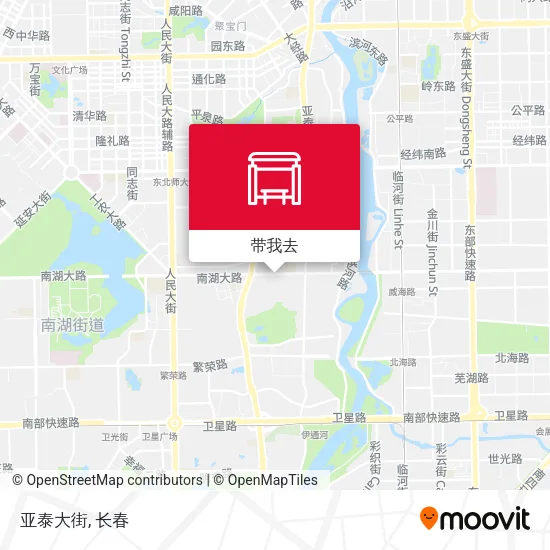 亚泰大街地图