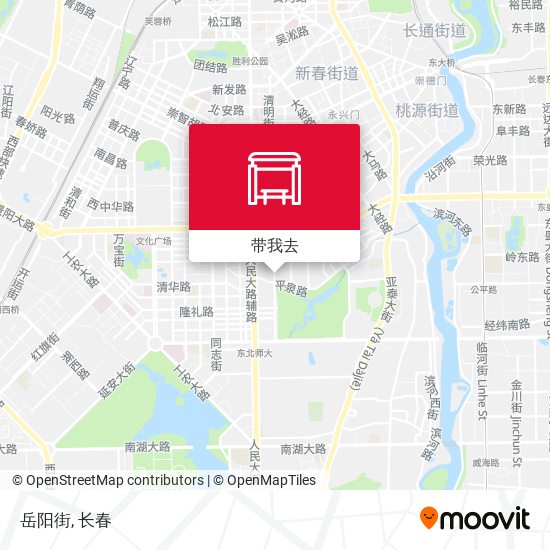 岳阳街地图