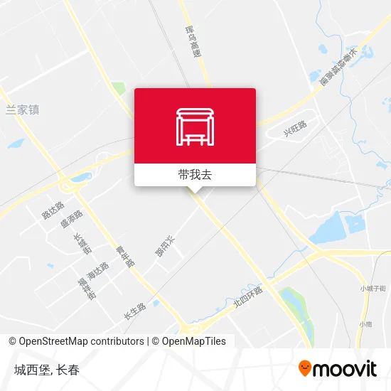 城西堡地图
