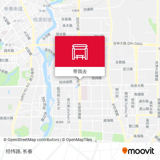 经纬路地图
