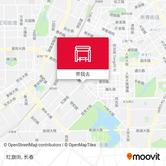 红旗街地图
