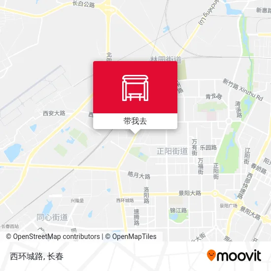 西环城路地图