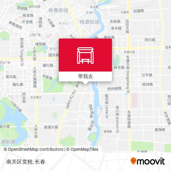 南关区党校地图