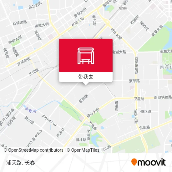 浦天路地图