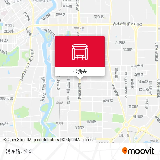 浦东路地图