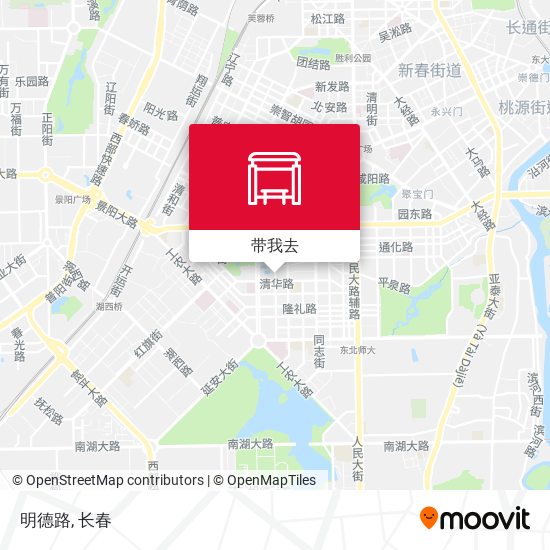 明德路地图