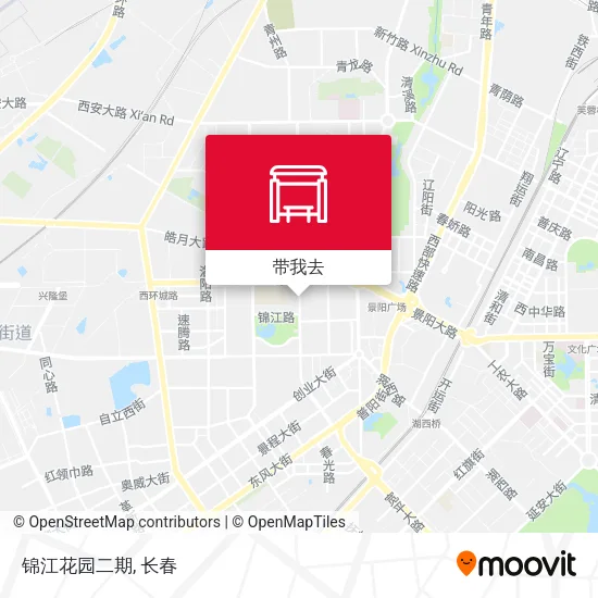 锦江花园二期地图