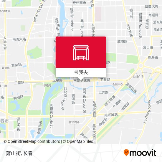 萧山街地图