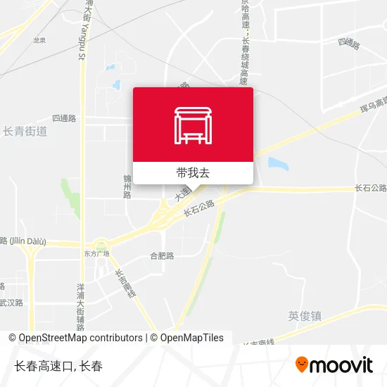 长春高速口地图