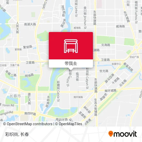彩织街地图