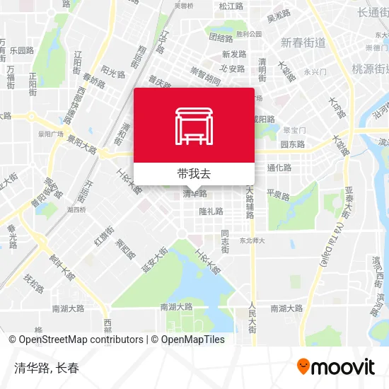 清华路地图