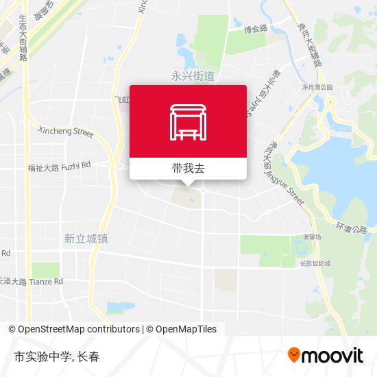 市实验中学地图