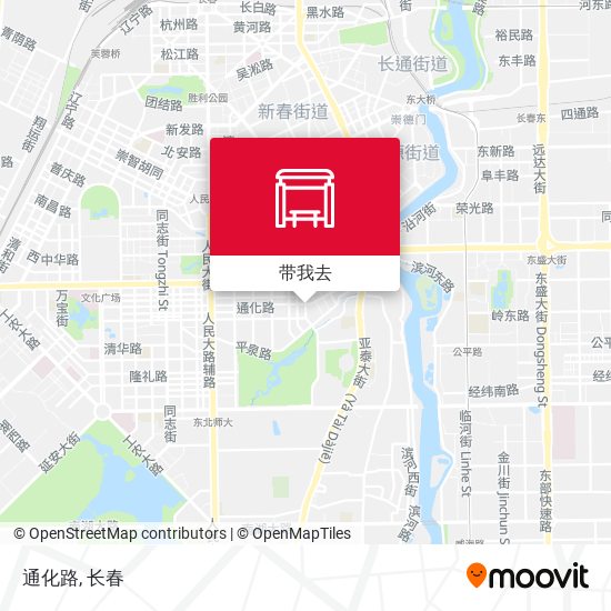 通化路地图