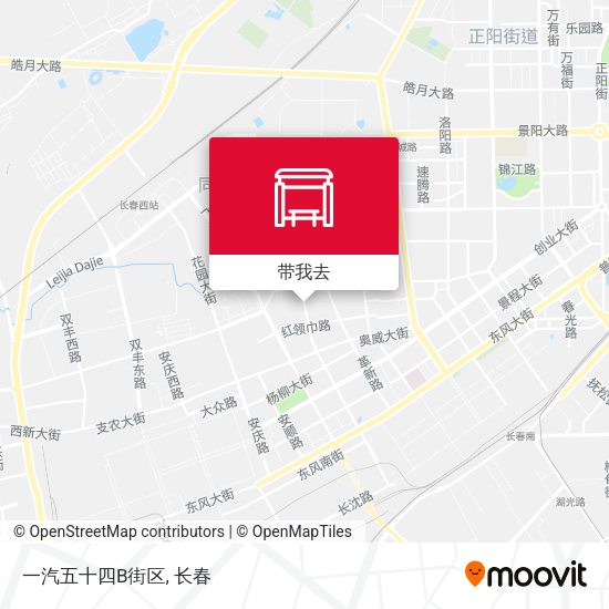 一汽五十四B街区地图