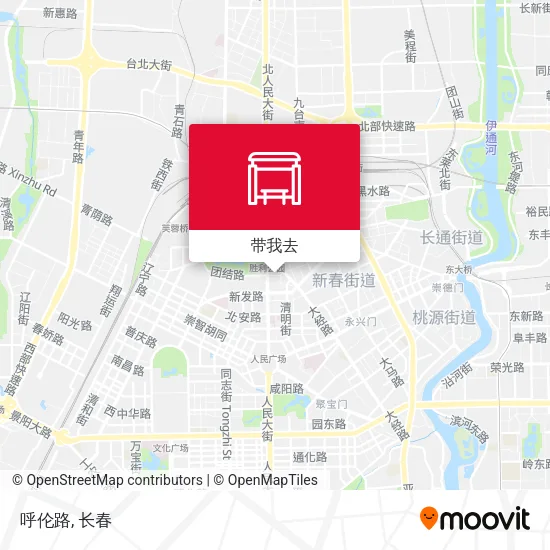 呼伦路地图