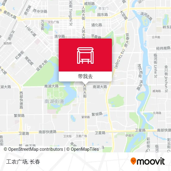 工农广场地图