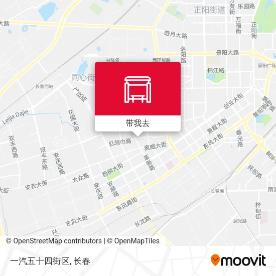 一汽五十四街区地图