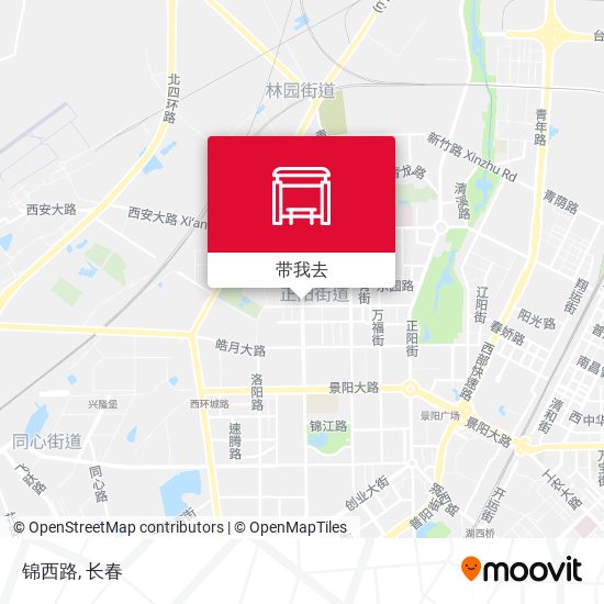 锦西路地图