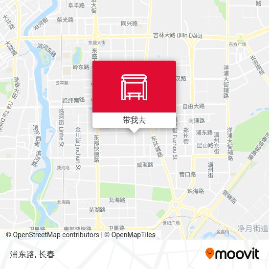 浦东路地图