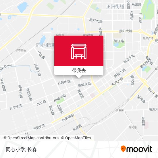 同心小学地图
