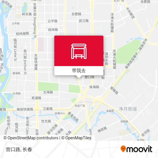 营口路地图