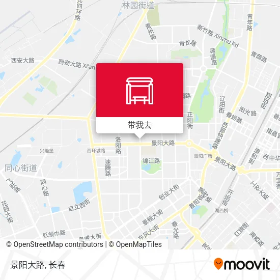 景阳大路地图