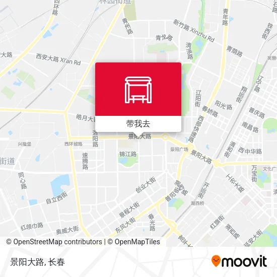 景阳大路地图