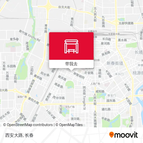 西安大路地图