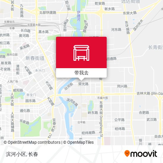 滨河小区地图