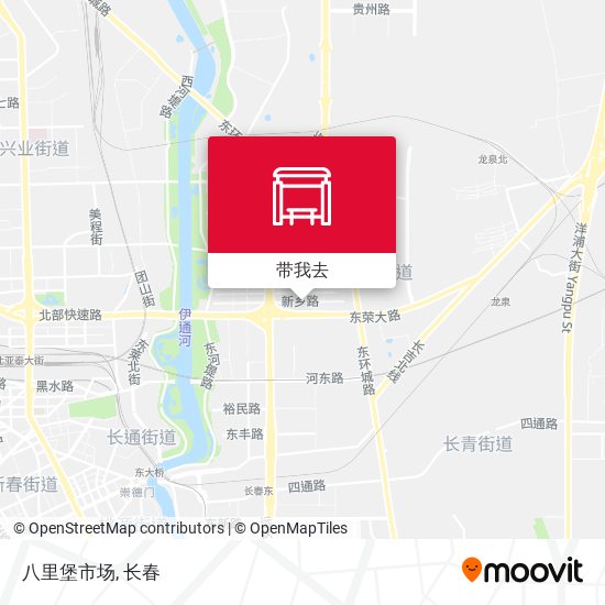 八里堡市场地图