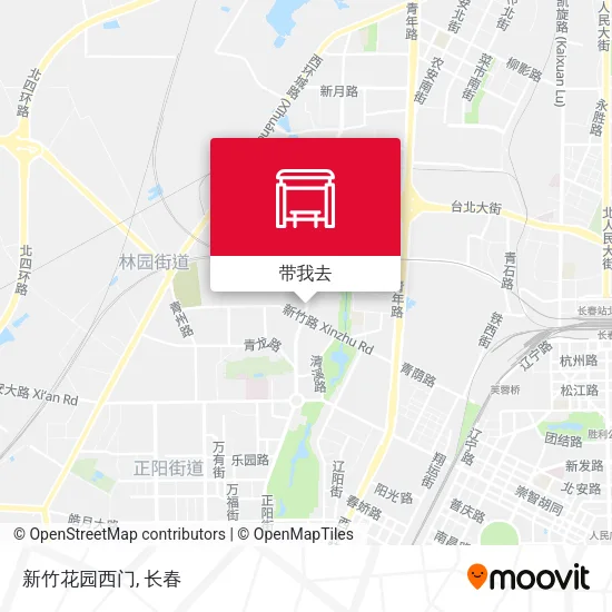 新竹花园西门地图