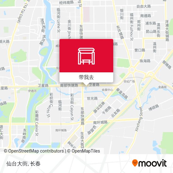 仙台大街地图