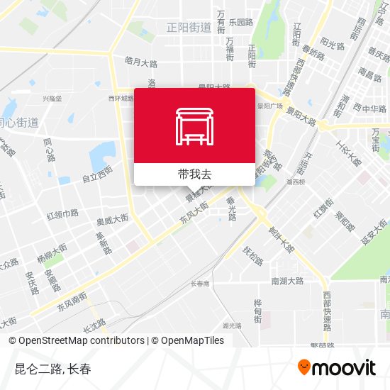昆仑二路地图
