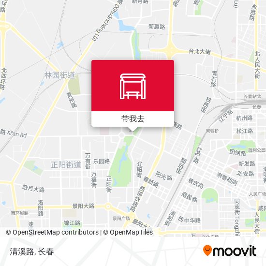 清溪路地图