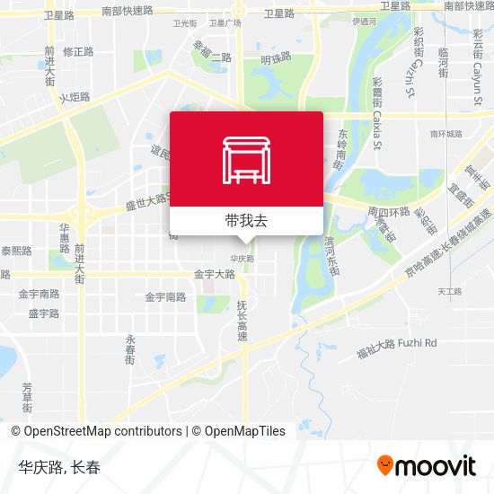 华庆路地图