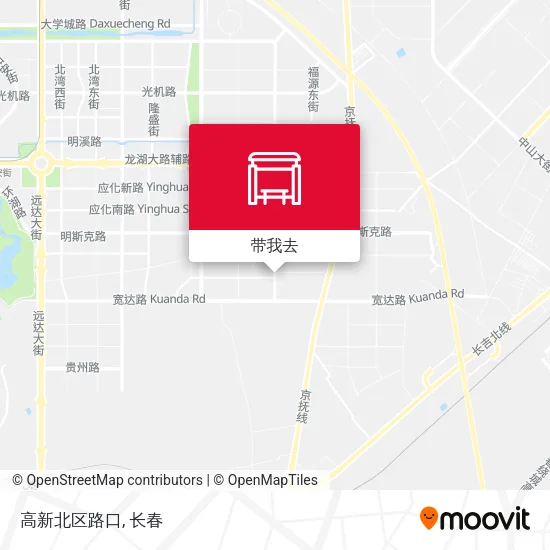 高新北区路口地图