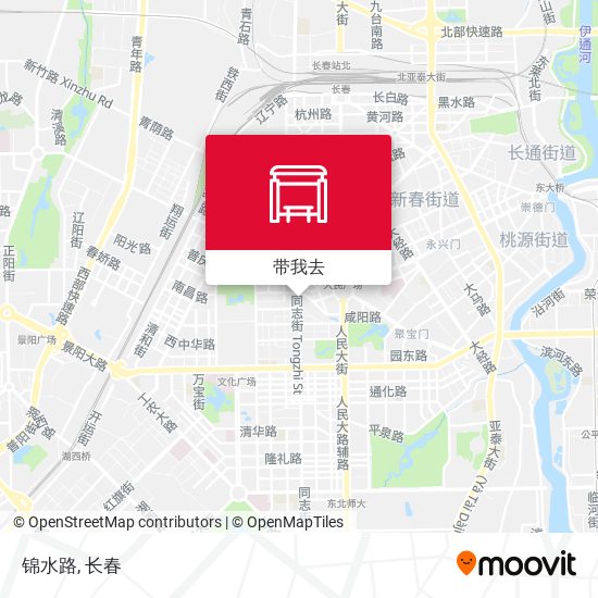 锦水路地图