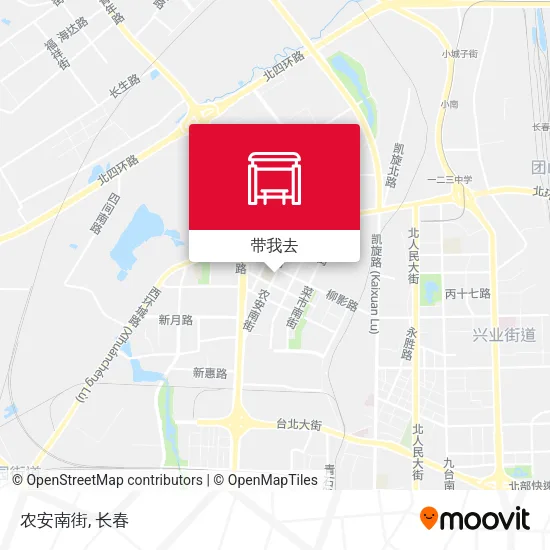 农安南街地图