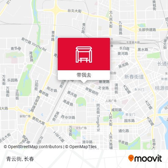青云街地图