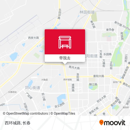 西环城路地图