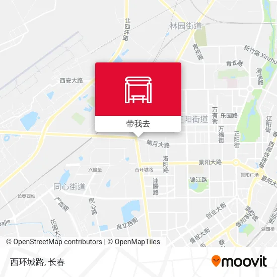 西环城路地图