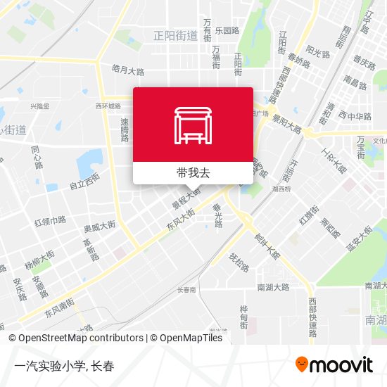 一汽实验小学地图