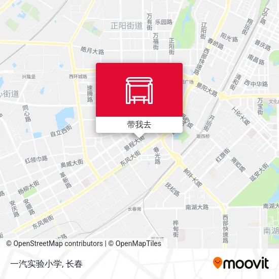 一汽实验小学地图