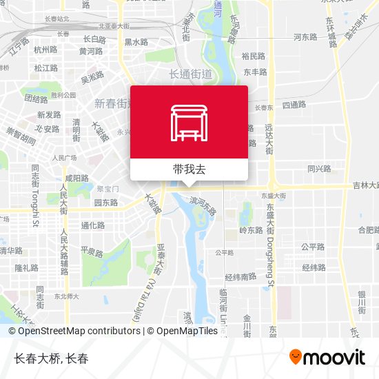 长春大桥地图