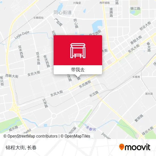 锦程大街地图