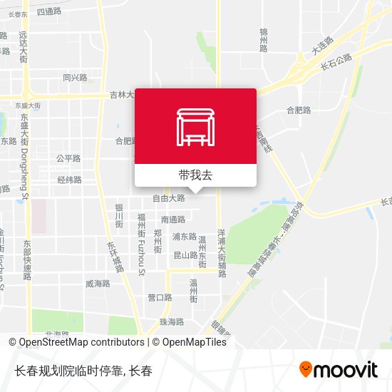 长春规划院临时停靠地图